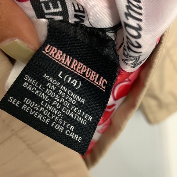 Urban Republic Water Resistant Girls Jacket L(14) - Picture 7 of 10